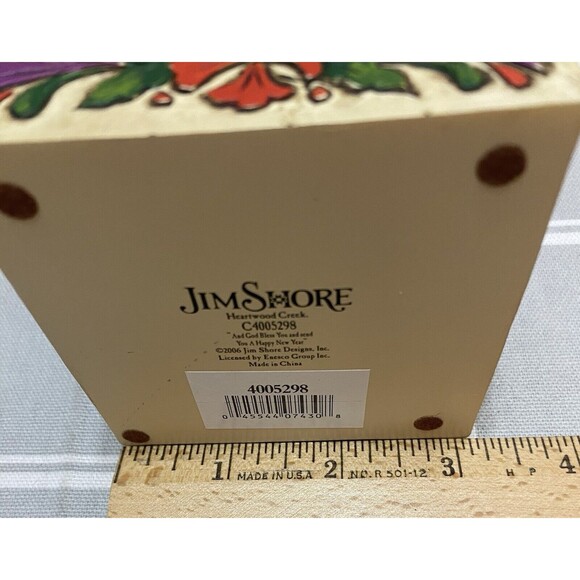Jim Shore GIRL CAROLER 2006 God Bless You Figurine 4005298 Heartwood Creek - Picture 9 of 10